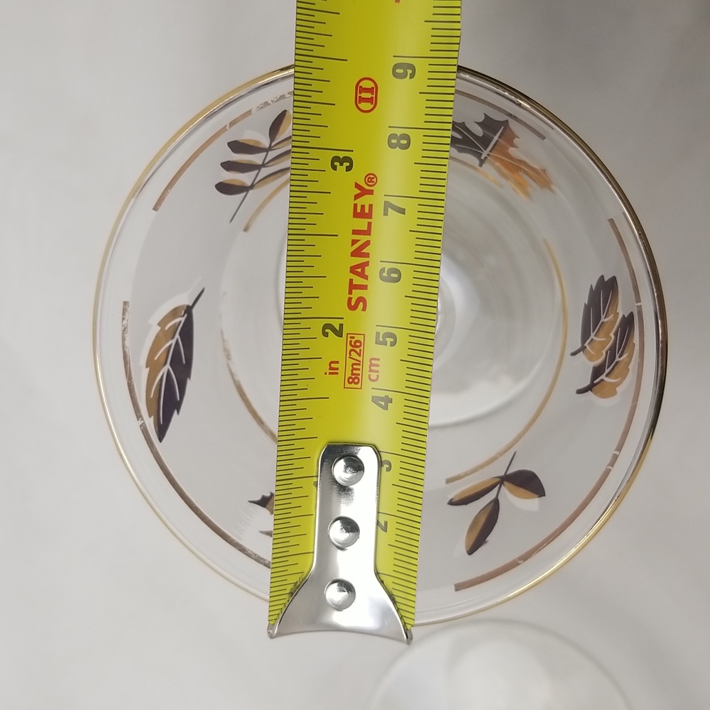 Libbey Golden Foliage Champagne High Sherbet Glasses - Picture 8 of 16